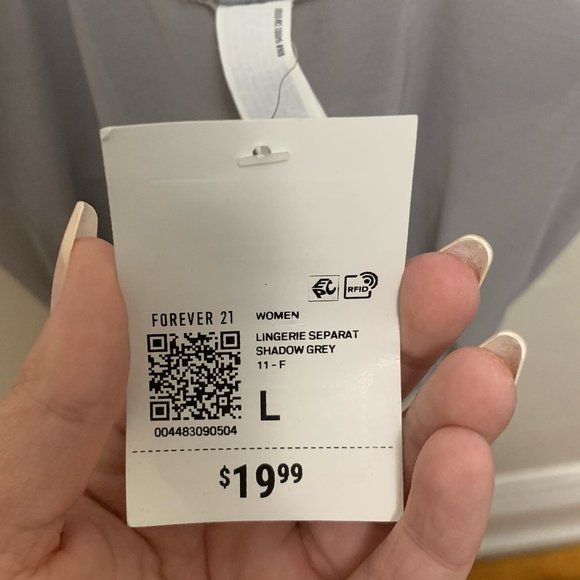 Silver lace lingerie body suit NWT - Picture 3 of 3